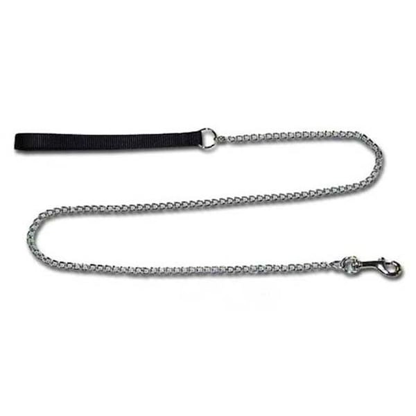 Tandy Leather Factory Leather Brothers 584BK Nylon Chain Lead 0.625 in. x 4 ft. Heavy Weight 584BK - main